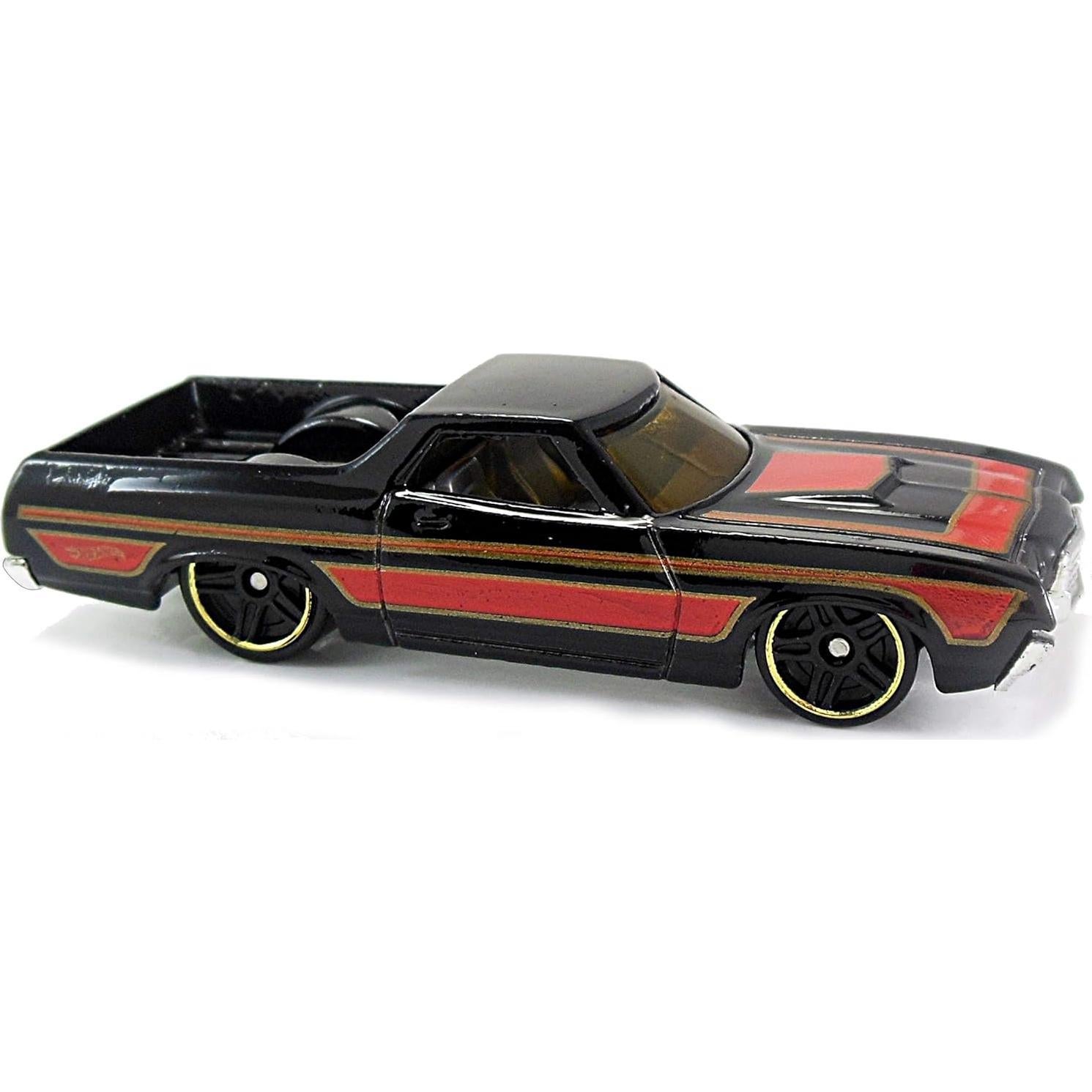 Hot Wheels 2019 '72 Ford Ranchero Negro 1:64 Die-Cast