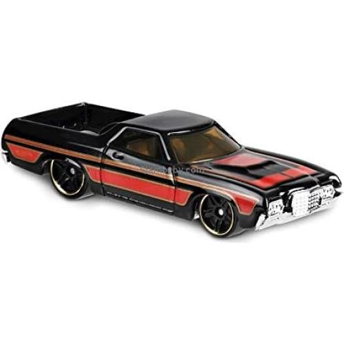 Hot Wheels 2019 '72 Ford Ranchero Negro 1:64 Die-Cast