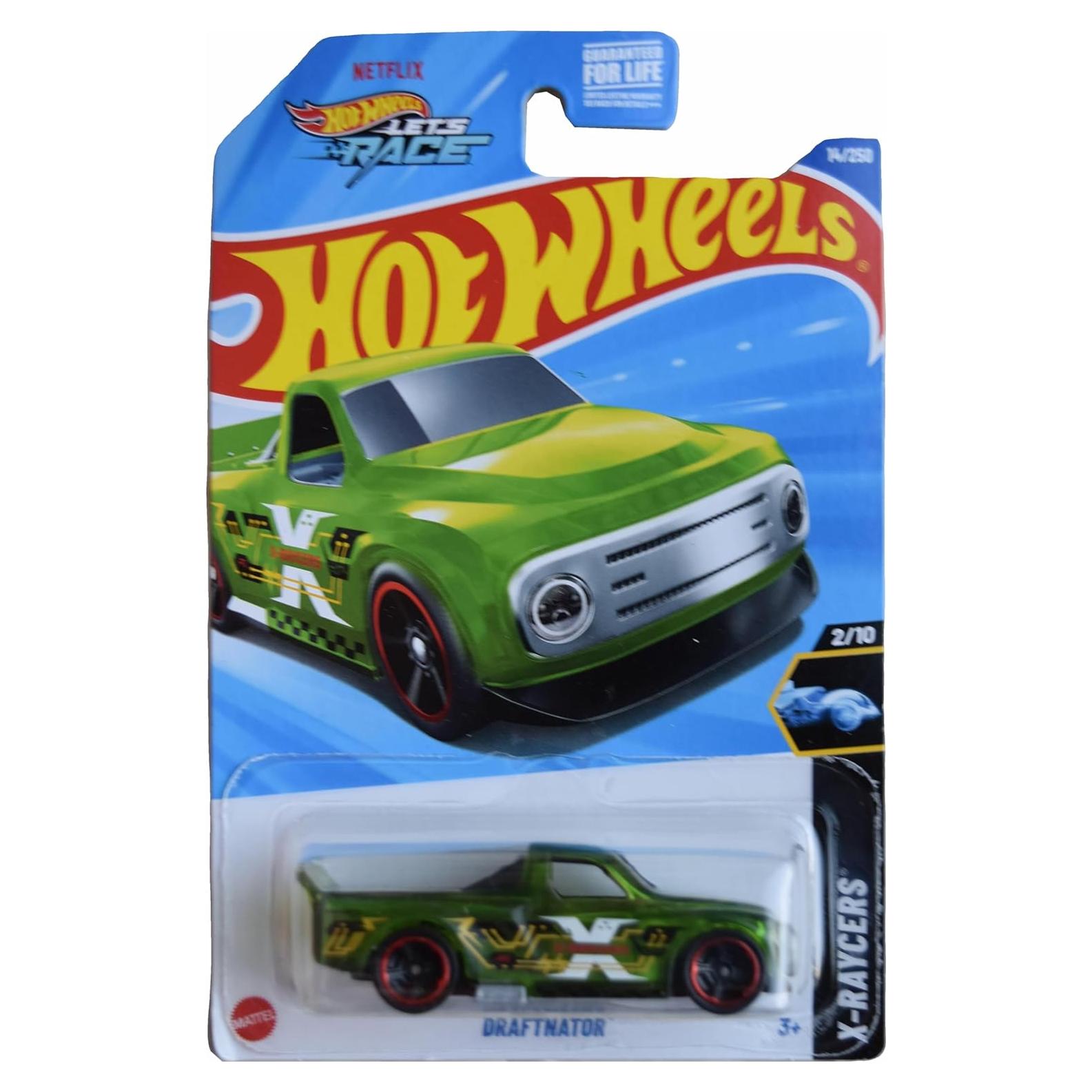 Auto de Juguete Hot Wheels Draftnator X-Raycers Verde 1:64