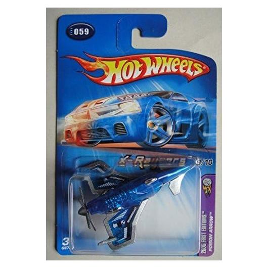 Hot Wheels X-Racers Flecha Venenosa Azul 1:64 Mattel
