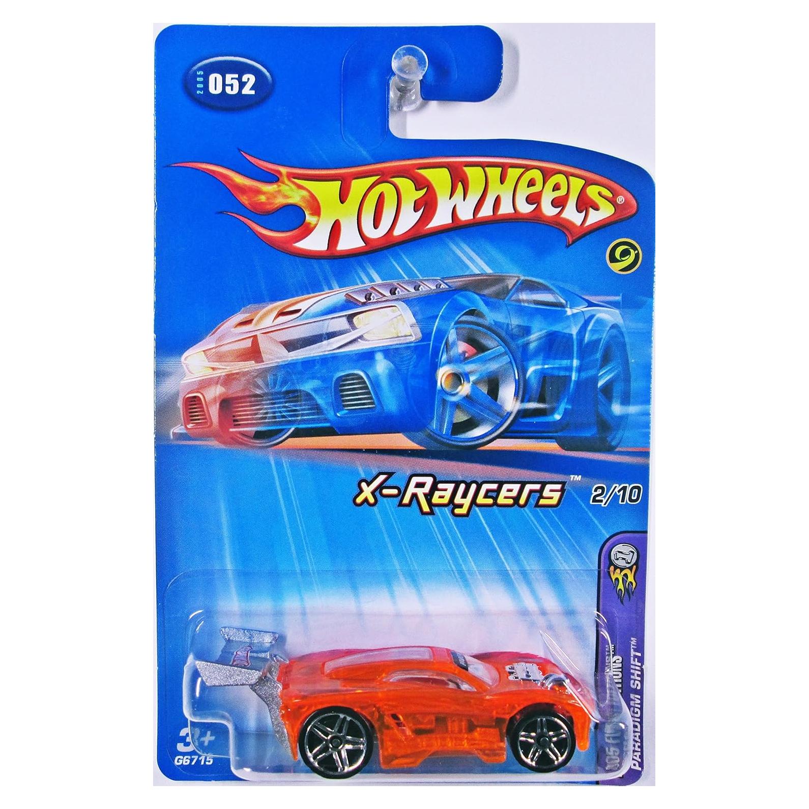 Coche Coleccionable Hot Wheels X-Raycers 2005 Naranja PR-5