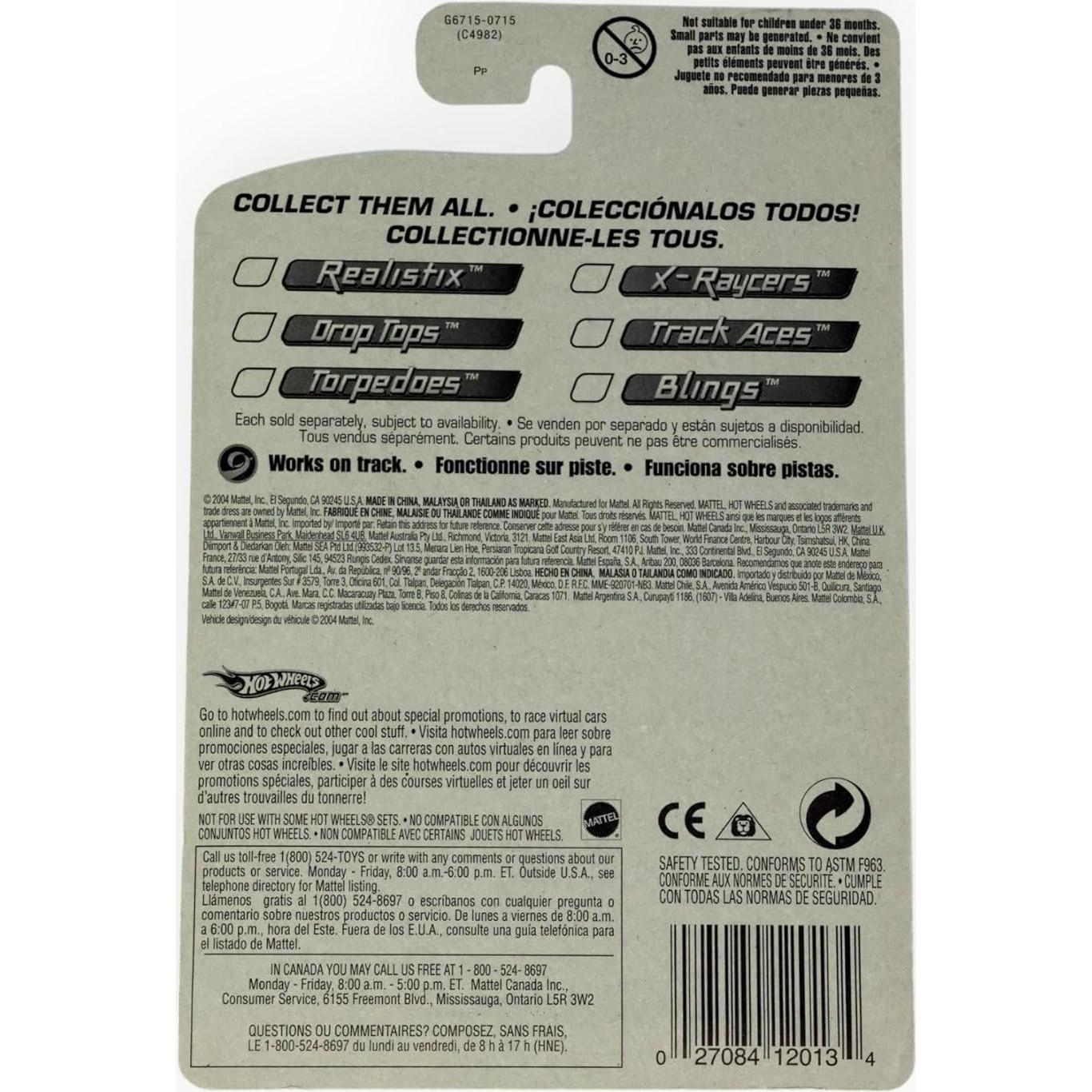 Coche Coleccionable Hot Wheels X-Raycers 2005 Naranja PR-5