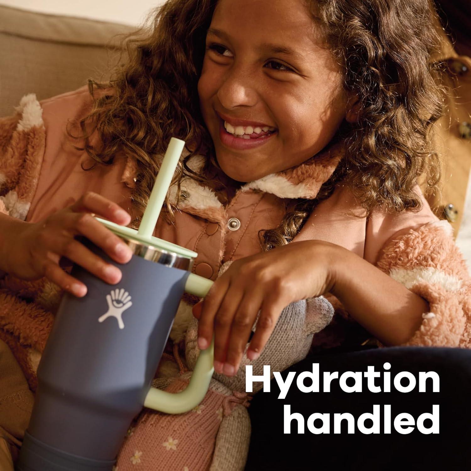 Vaso Hydro Flask para Niños 24 Oz Acero Inoxidable Púrpura