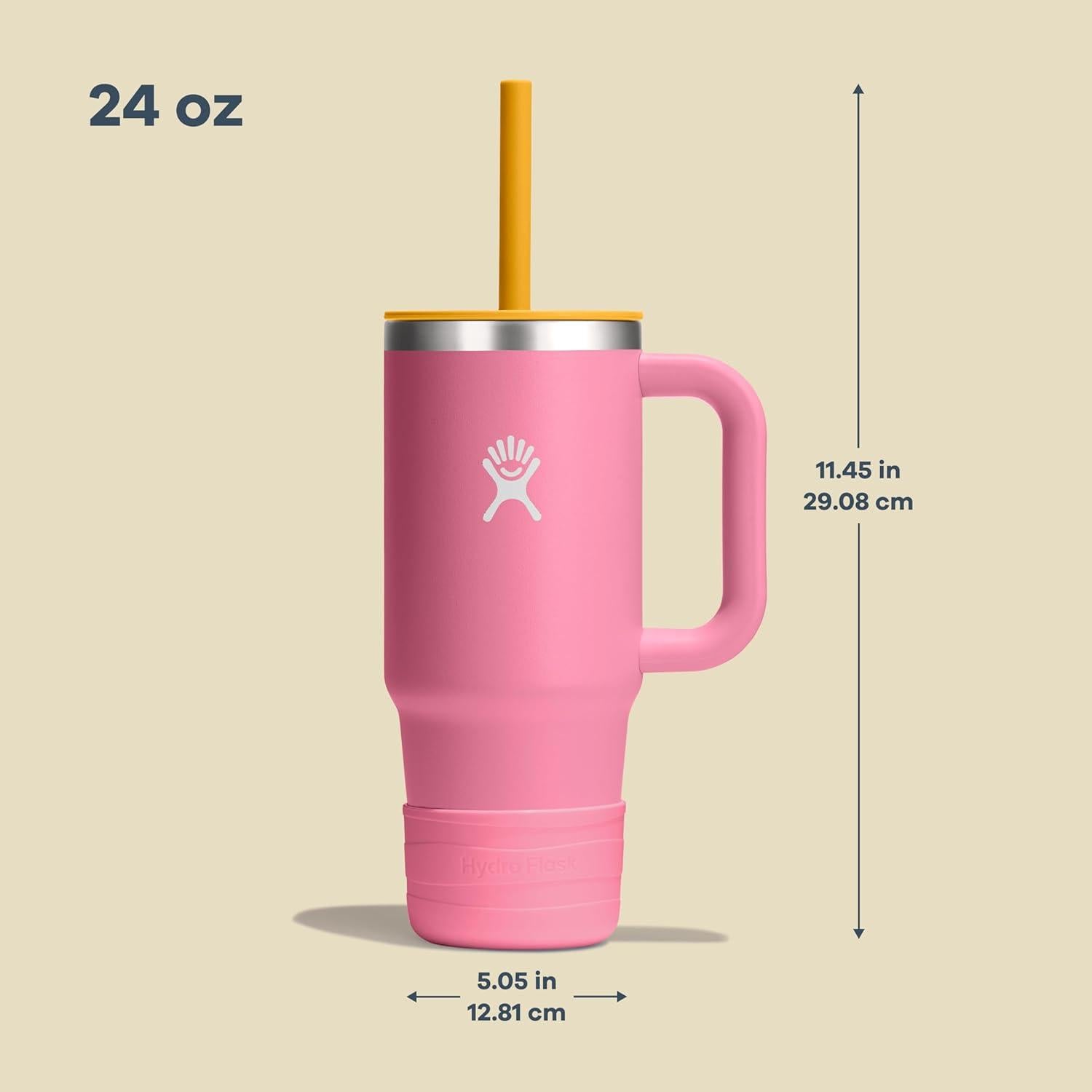 Vaso Hydro Flask para Niños 24 Oz Acero Inoxidable Púrpura