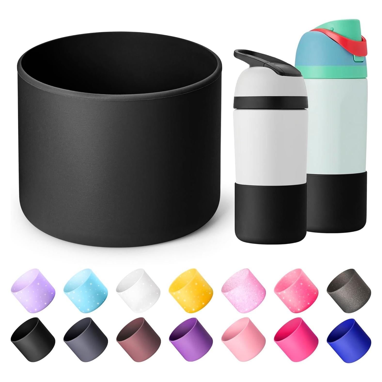 Funda de Silicona Owala 12/14/16 oz - Protección Antideslizante Negra