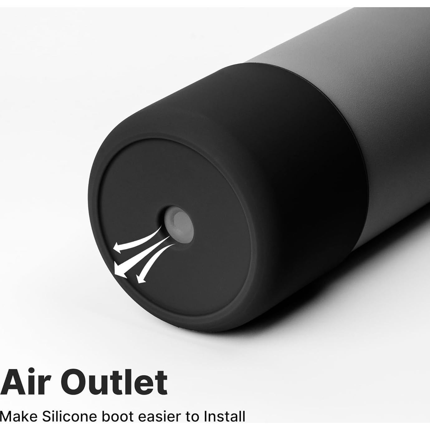 Funda de Silicona Owala 12/14/16 oz - Protección Antideslizante Negra