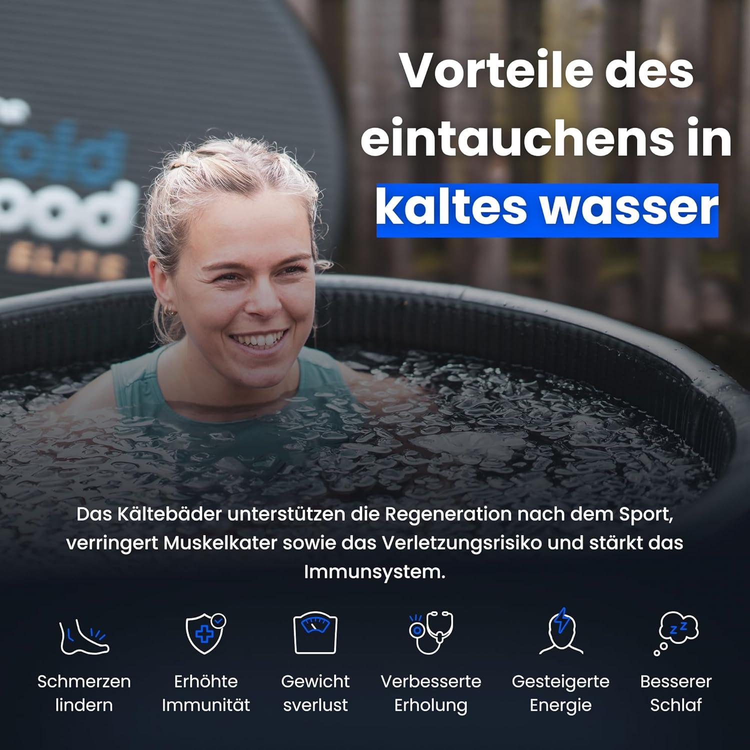 Bañera de Hielo Cold Pod Elite Lite 155L Portátil