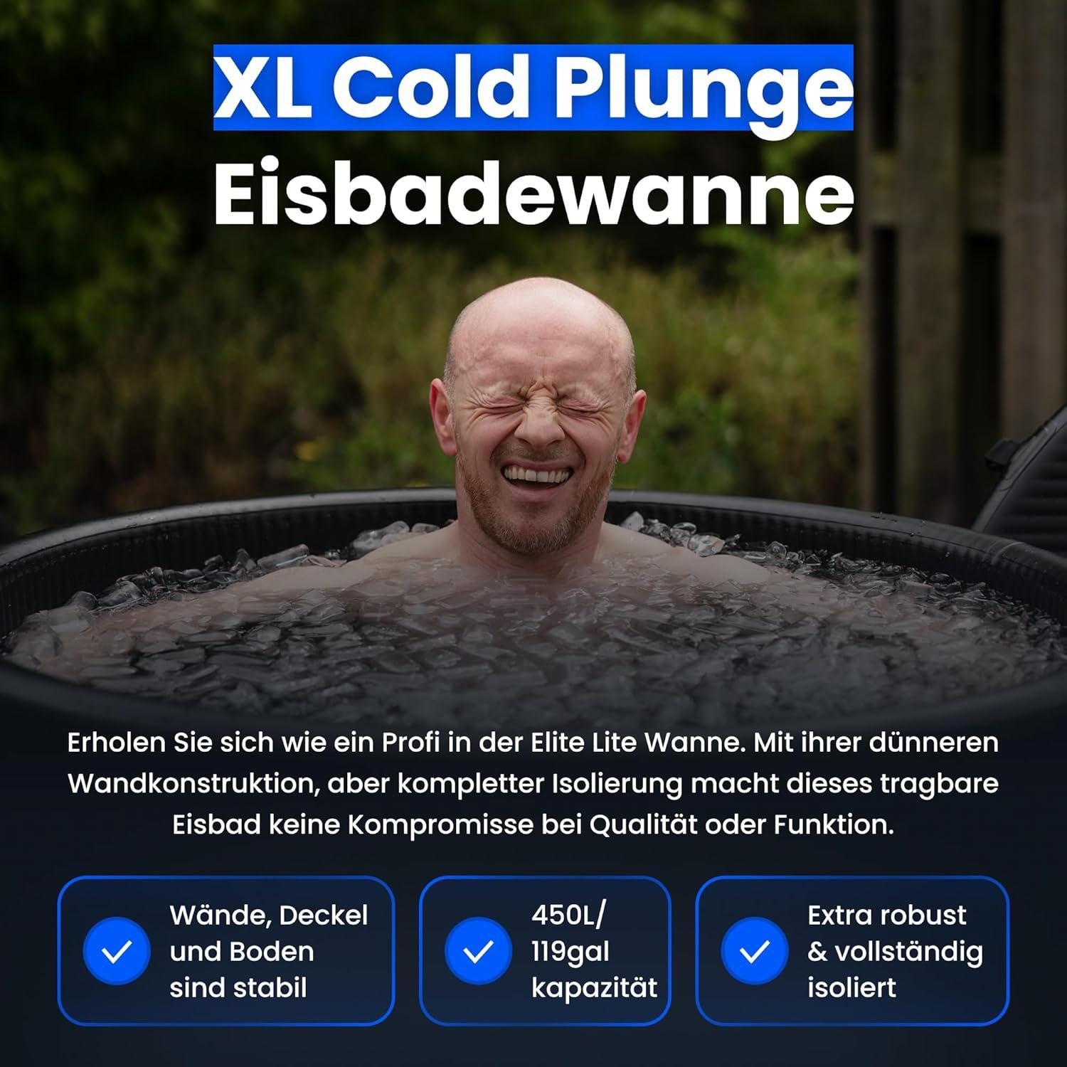 Bañera de Hielo Cold Pod Elite Lite 155L Portátil