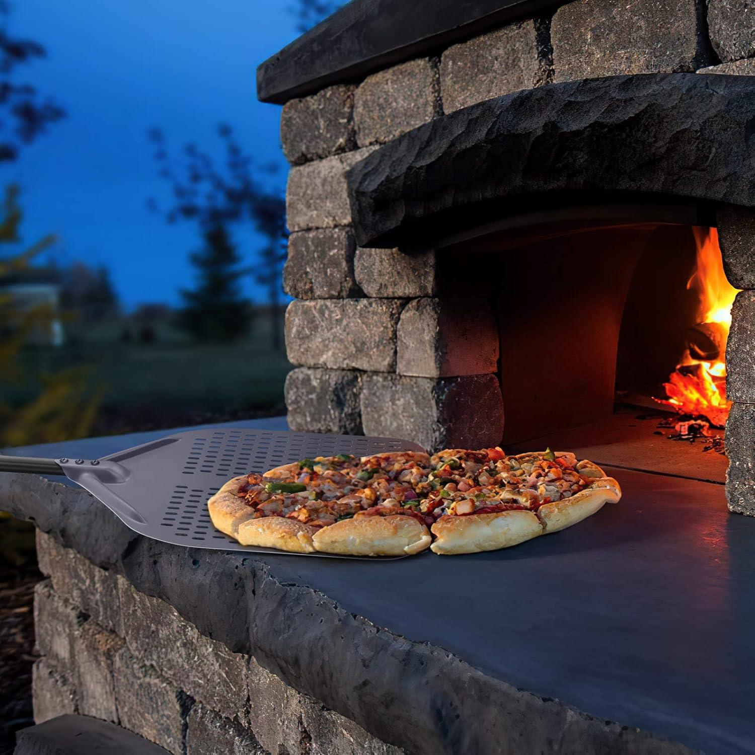 Peel de Pizza NUTUNI 12x14" con Mango Largo 43.8" Aluminio