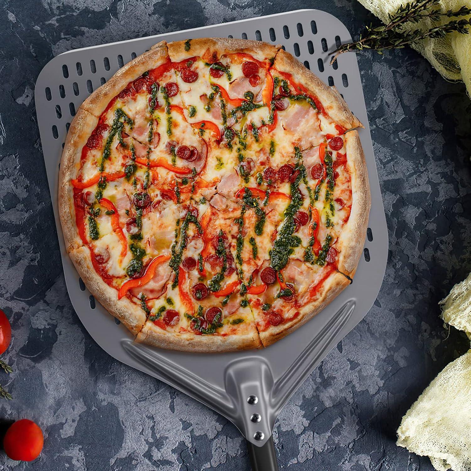 Peel de Pizza NUTUNI 12x14" con Mango Largo 43.8" Aluminio