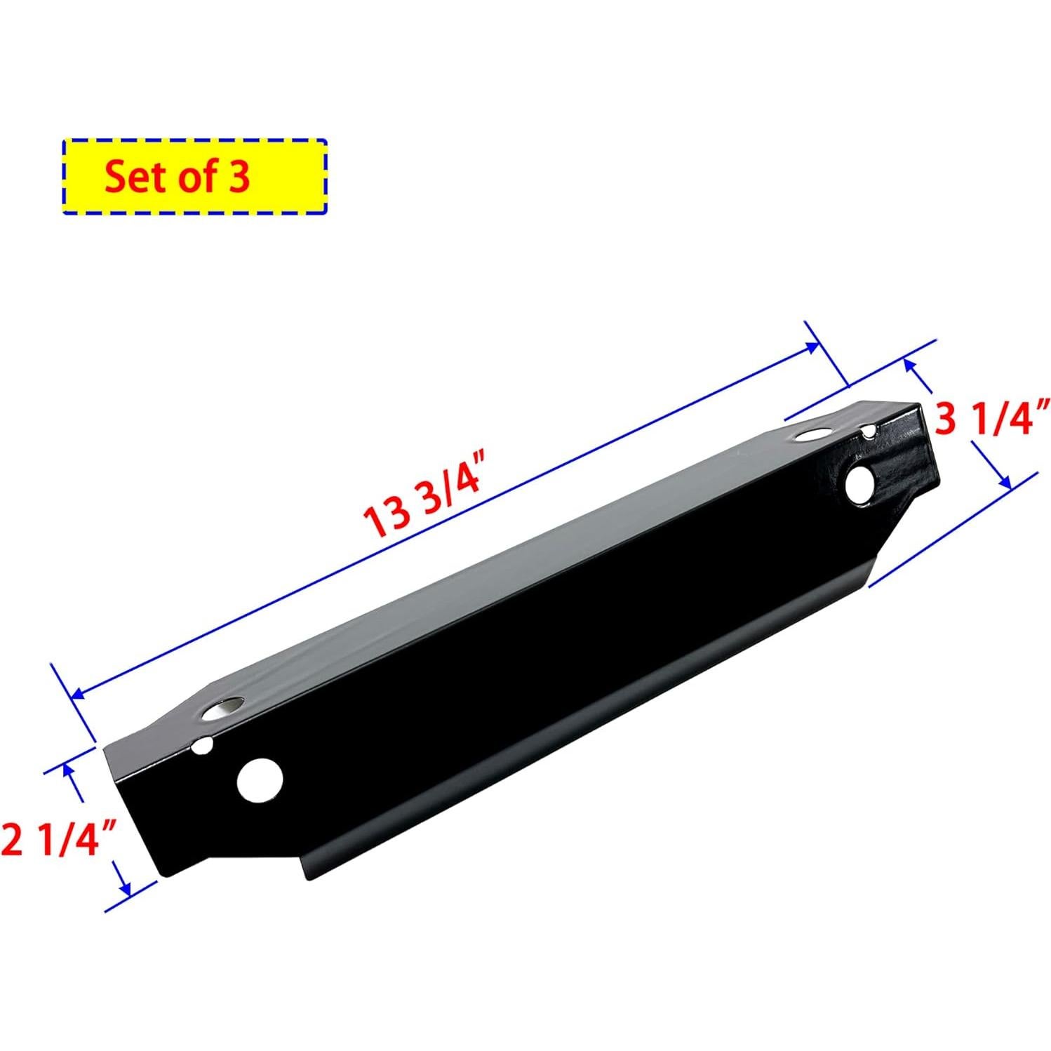 Placas de Calor Dyna-Glo DP165 Acero Porcelánico 3 Piezas 34.8 cm