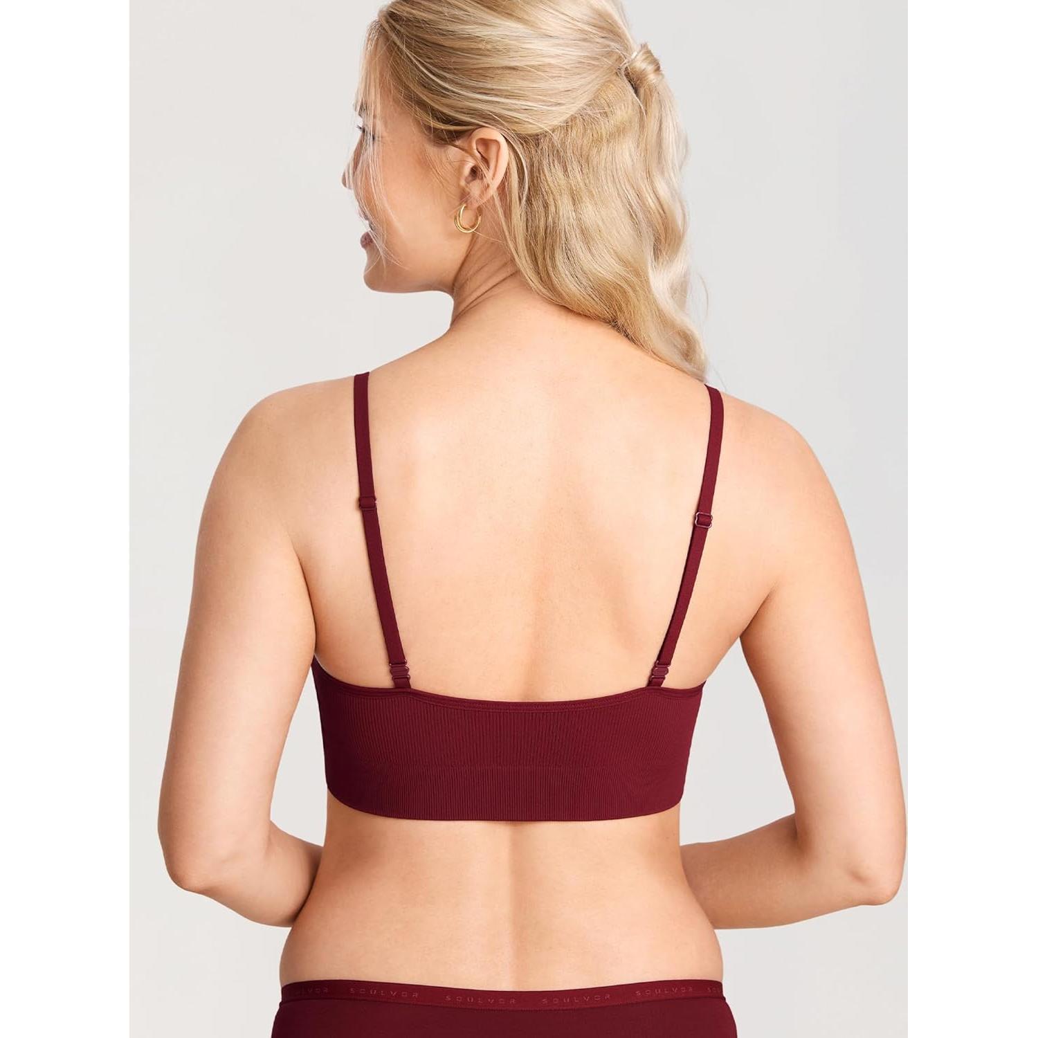 Sujetador de Lactancia Acanalado MOMANDA Rojo Pequeño