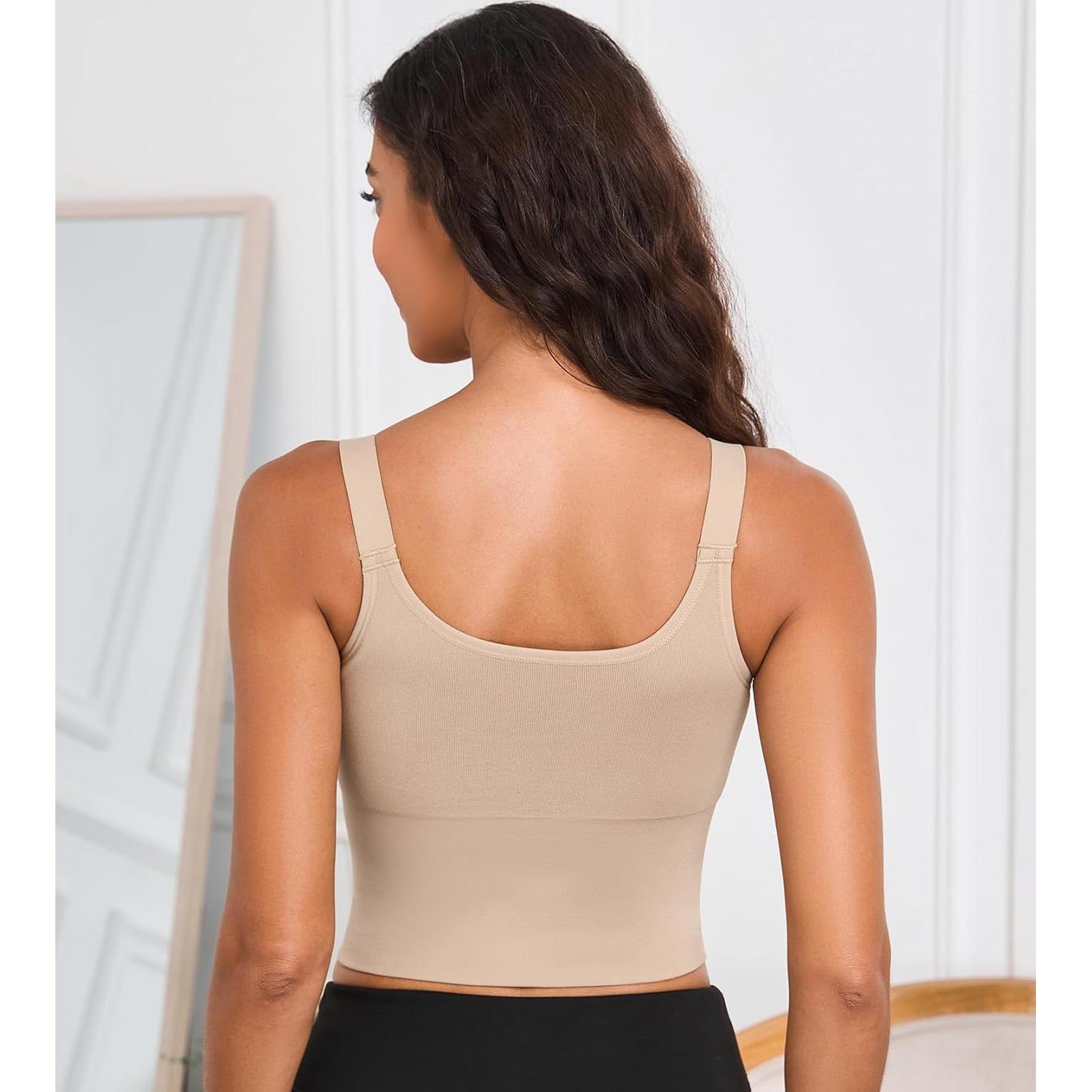 Sujetador de Lactancia Suekaphin Largo Mediano Negro Beige Rosa