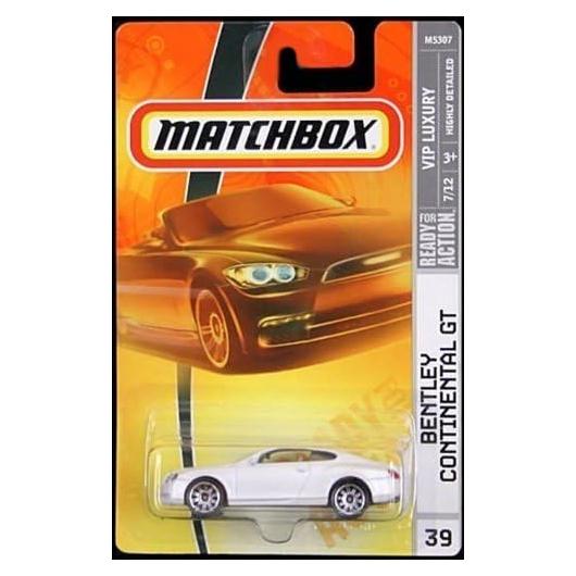 Auto de Colección Matchbox Bentley Continental GT 1:64