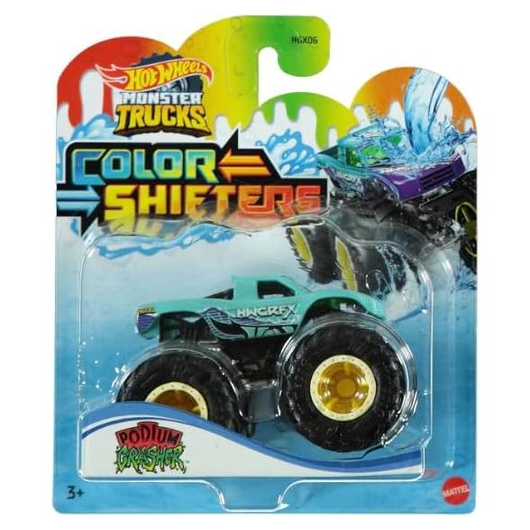 Hot Wheels Monster Trucks Podium Crasher 2022 - Color Shifters