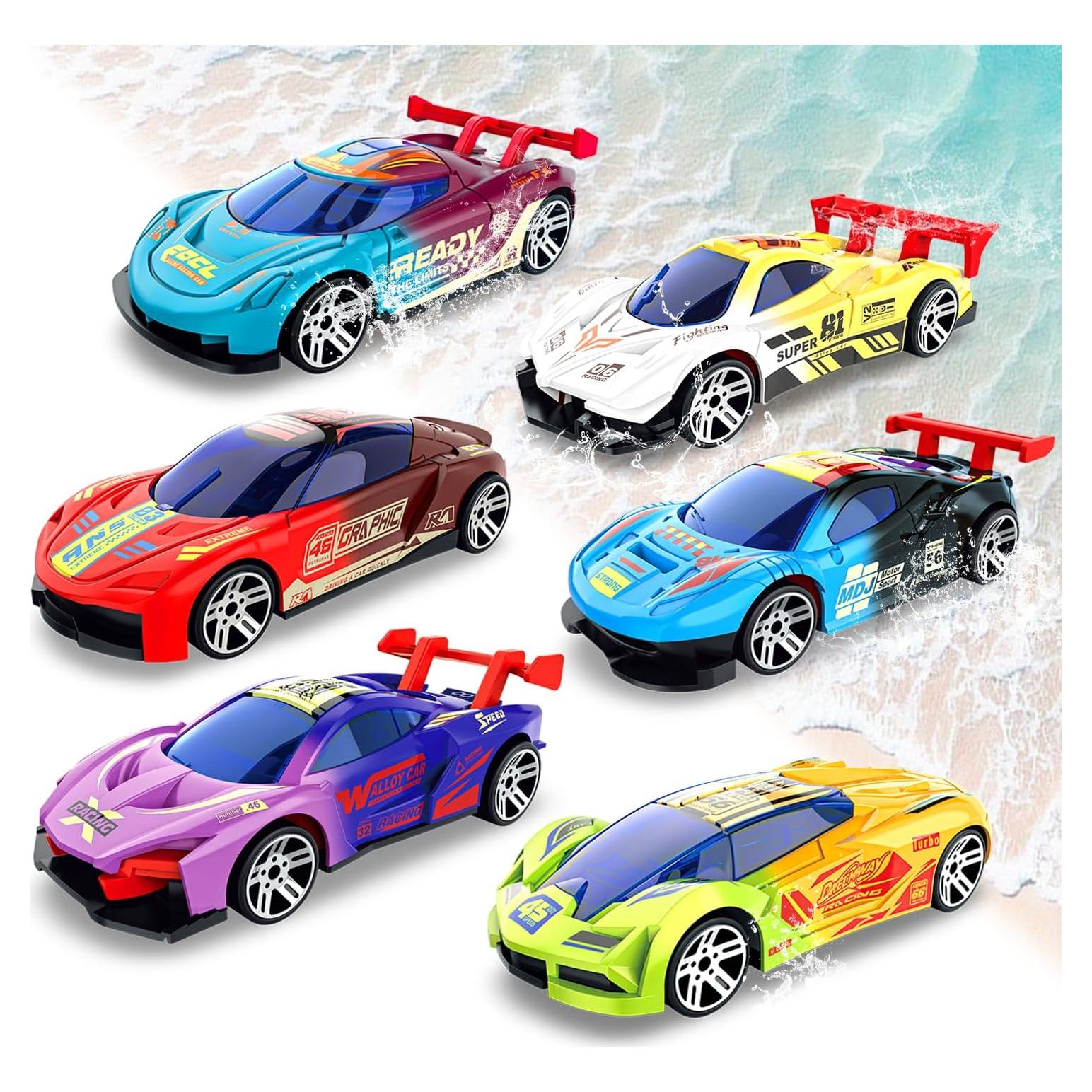 Juguetes de Baño LITTCO Coches que Cambian de Color 6PCS