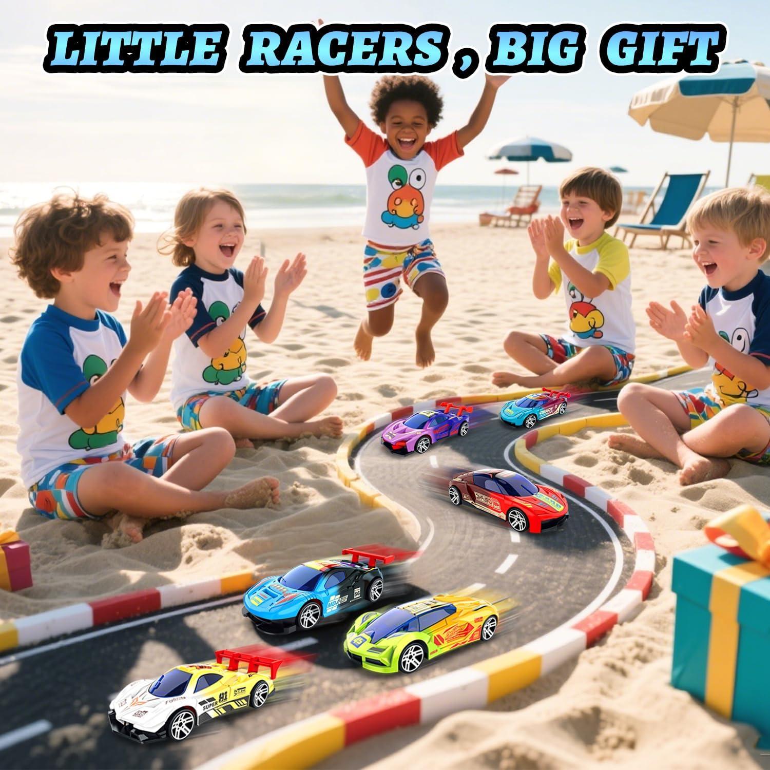 Juguetes de Baño LITTCO Coches que Cambian de Color 6PCS