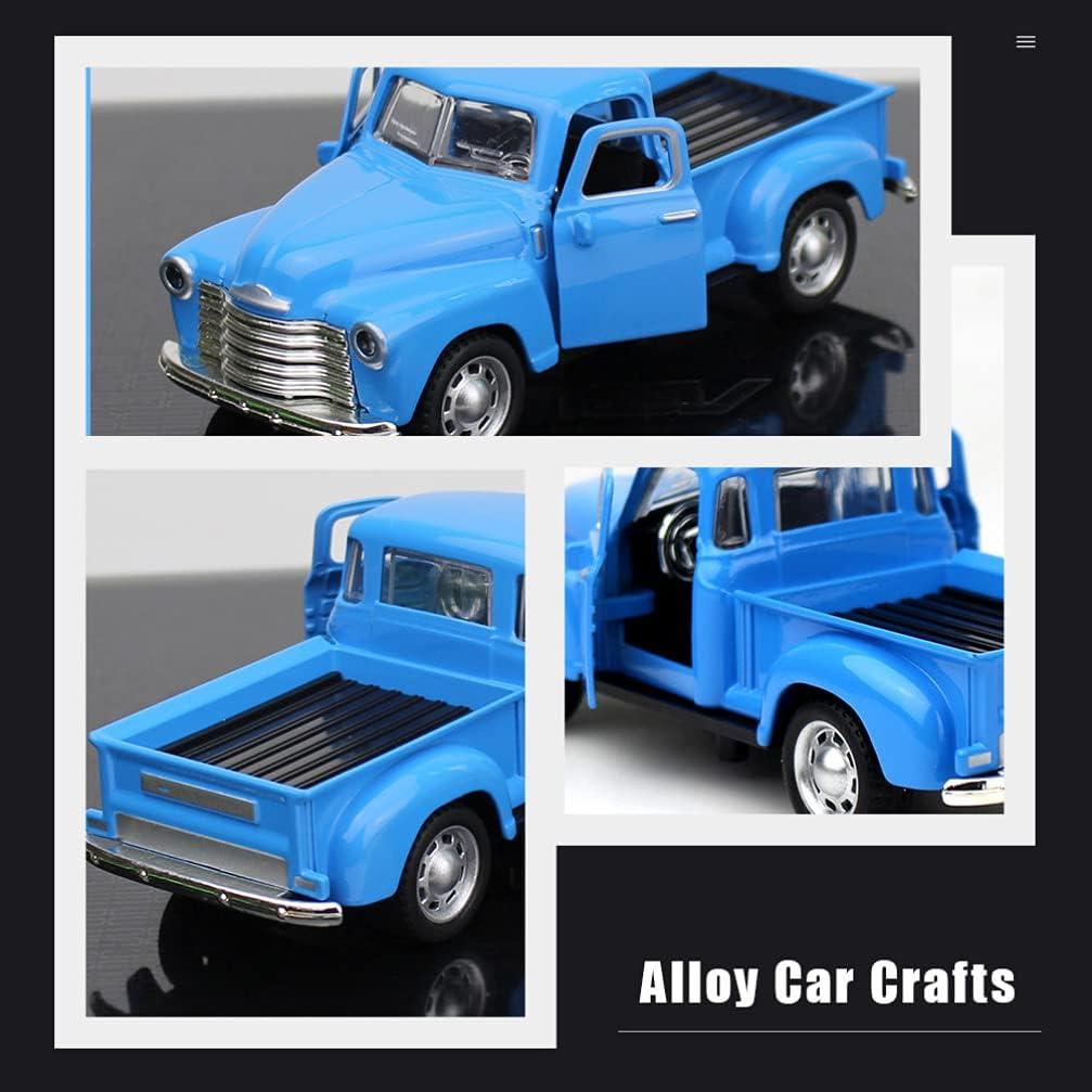 Camión Pickup Vintage Toyvian de Metal 12.5cm Azul