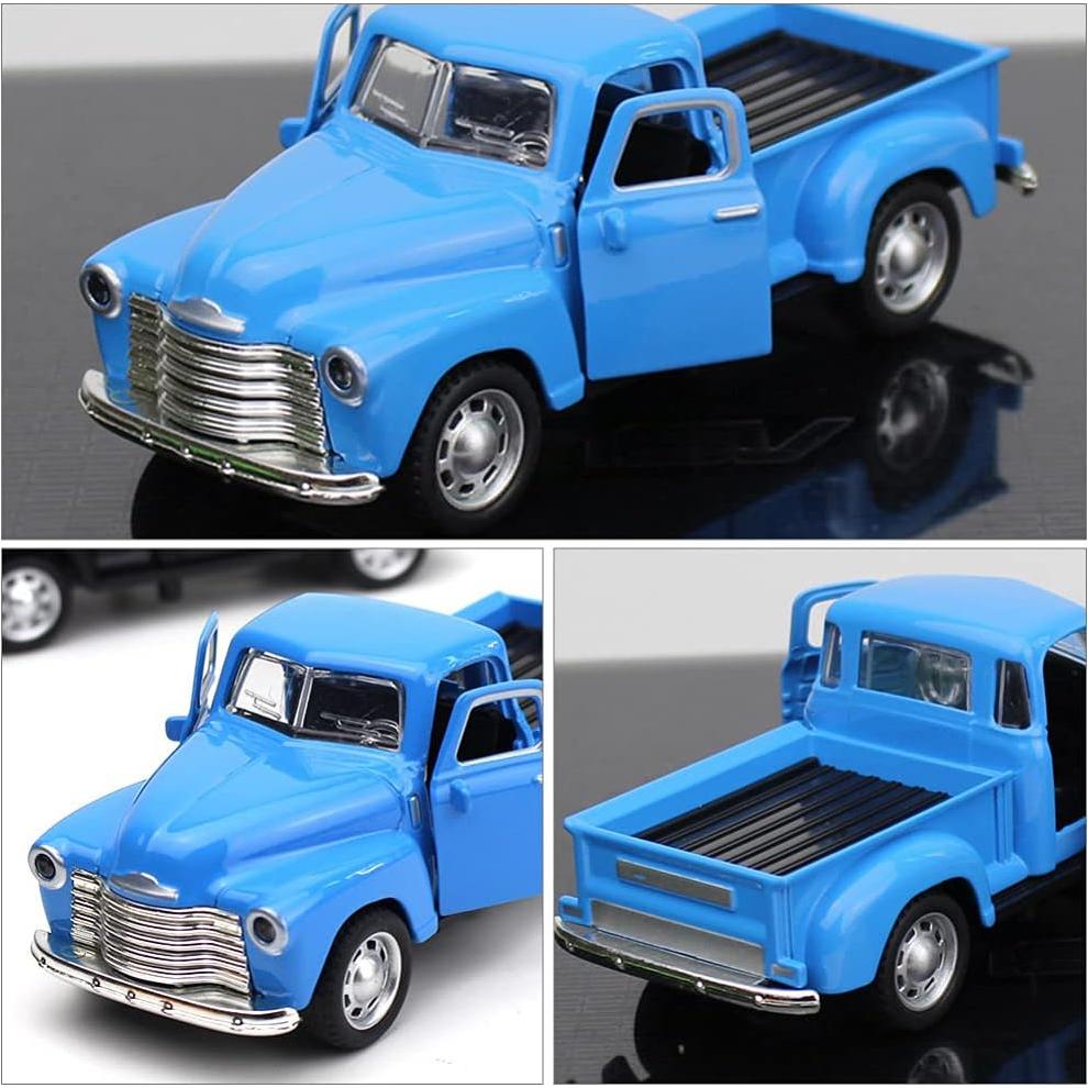 Camión Pickup Vintage Toyvian de Metal 12.5cm Azul