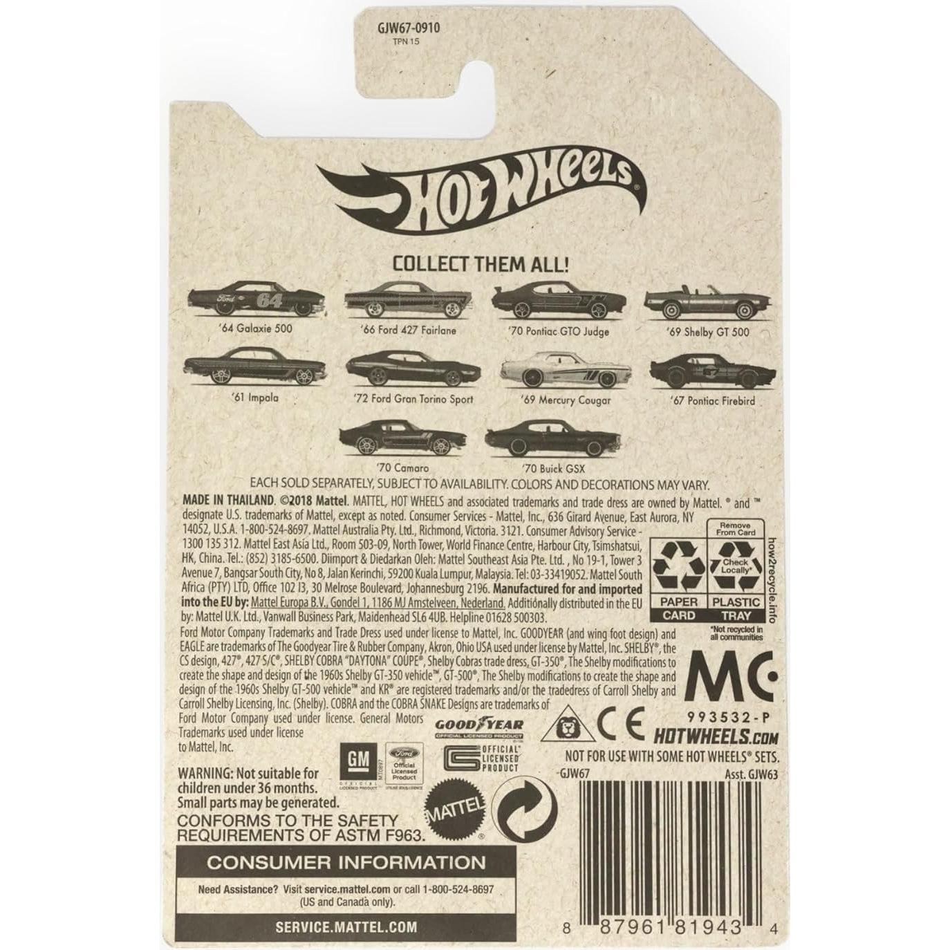 Hot Wheels Muscle Cars 2020 GTO Judge 1:64 Verde