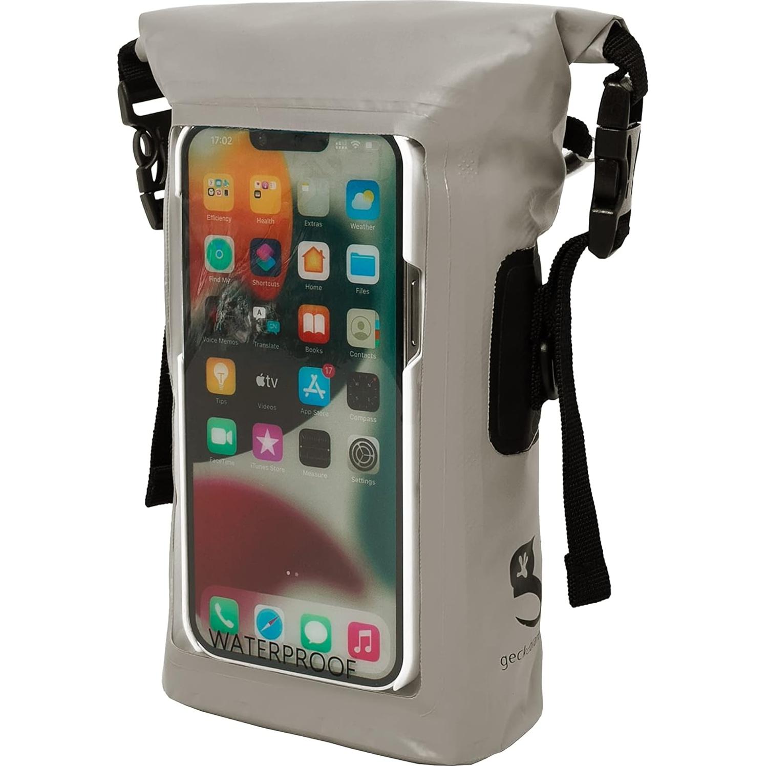 Bolsa Impermeable geckobrands para Teléfono 2L Gris