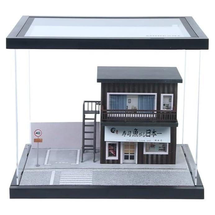 Diorama Escena de Calle 06 MOREART 1:64 con Iluminación LED