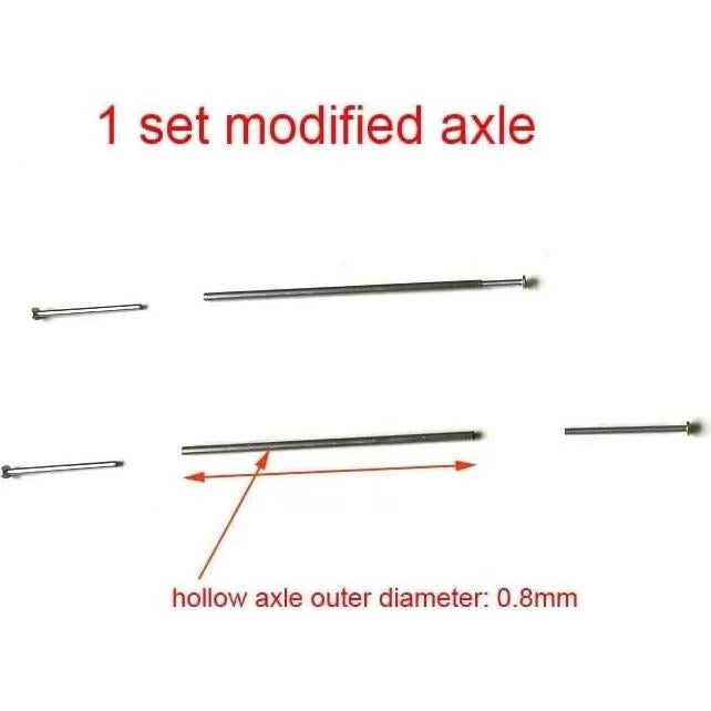 Conjunto de Ejes de Rueda YALLISHOP 1:64 30 Juegos 22mm 25mm 28mm