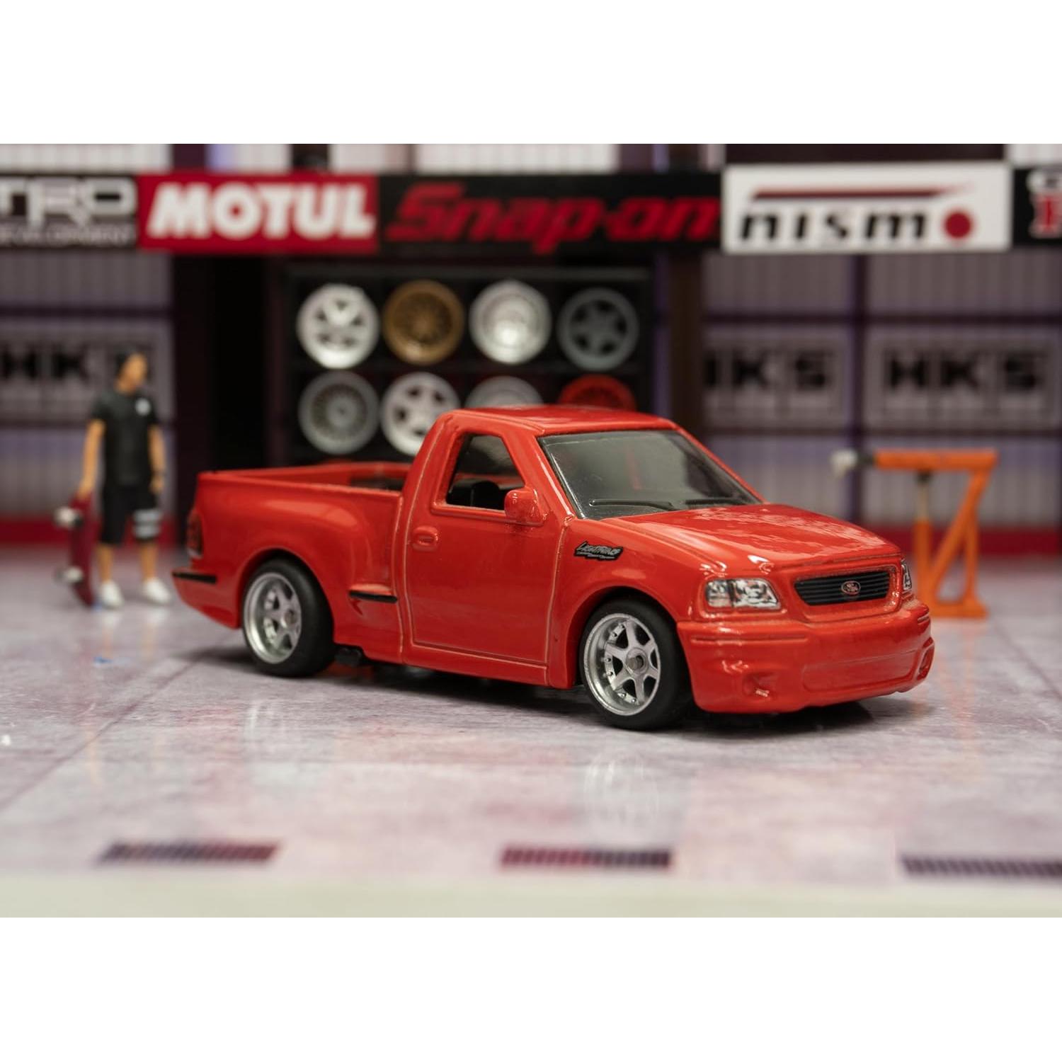 Conjunto de Ejes de Rueda YALLISHOP 1:64 30 Juegos 22mm 25mm 28mm