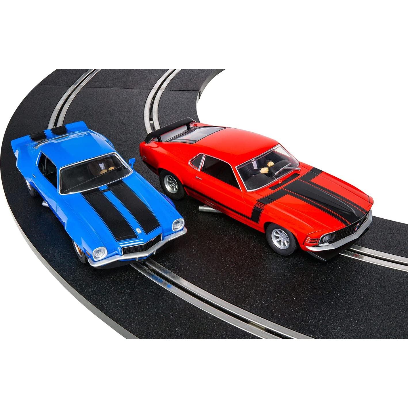 Set de Pista Scalextric C1429T Chevrolet Camaro vs Ford Mustang 1:32