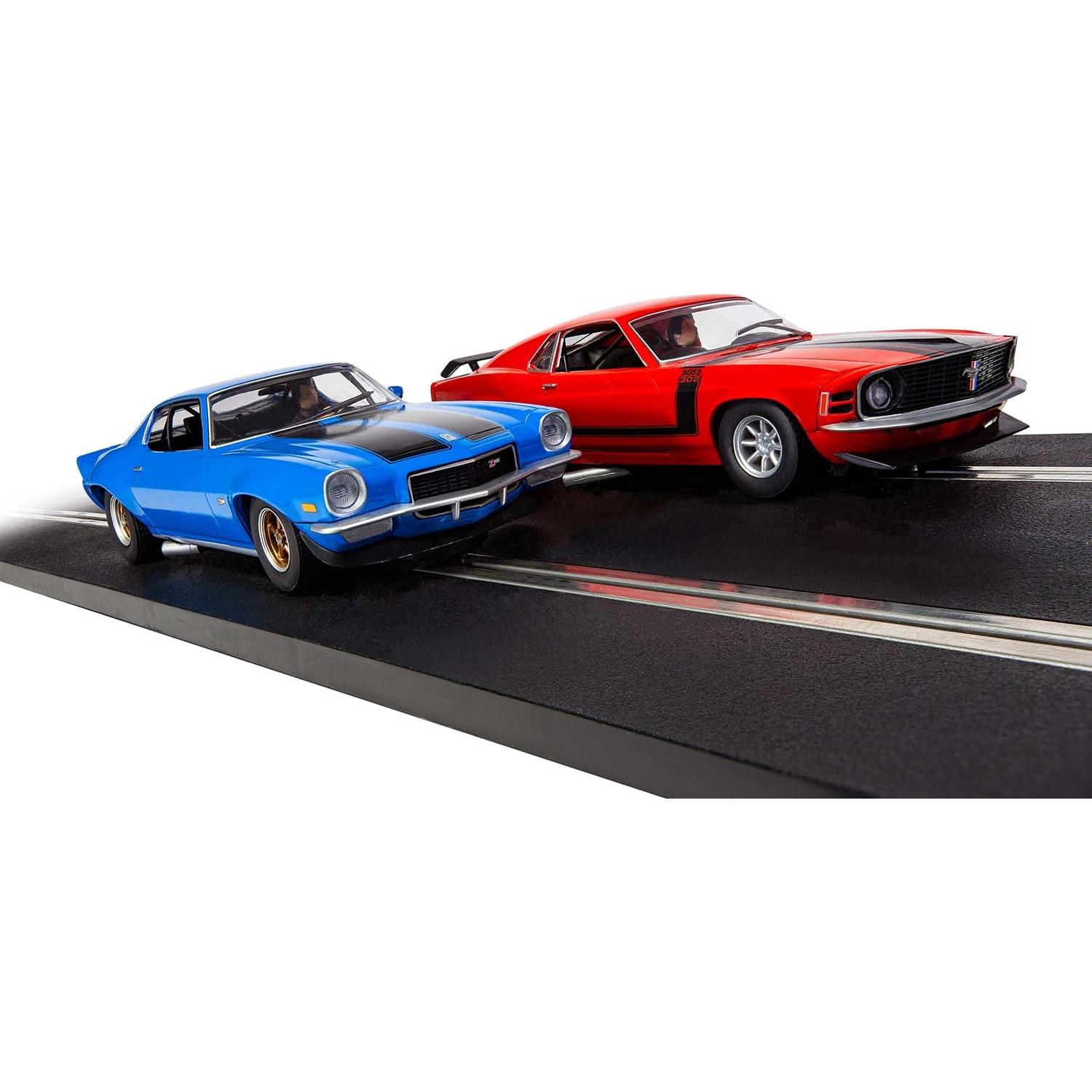 Set de Pista Scalextric C1429T Chevrolet Camaro vs Ford Mustang 1:32