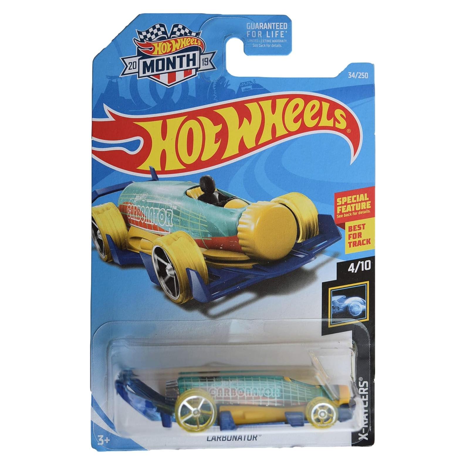 Hot Wheels X-Raycers Carbonator 2019 Azul Amarillo
