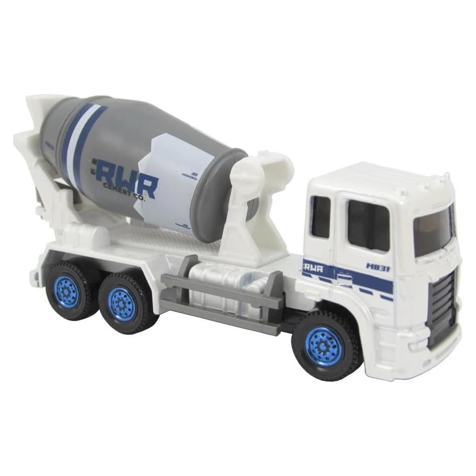 Camión de Cemento Matchbox Working Rigs HD Blanco/Gris