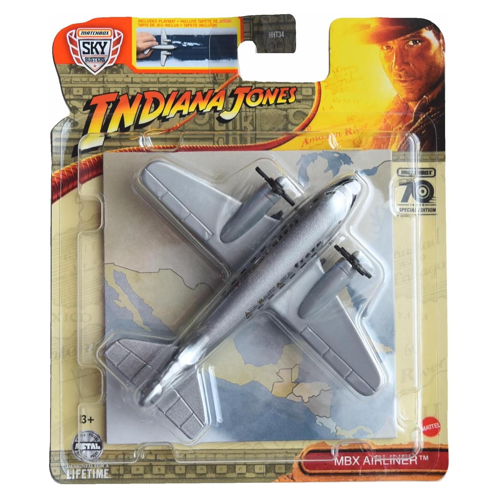 Avión temático Indiana Jones Matchbox Sky Busters