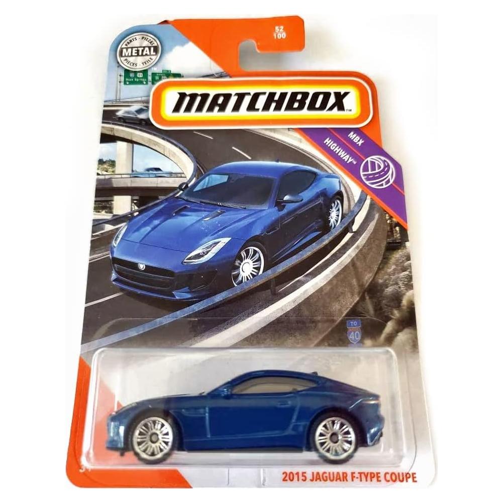 Auto a Escala Matchbox 2015 Jaguar F-Type Coupe Azul