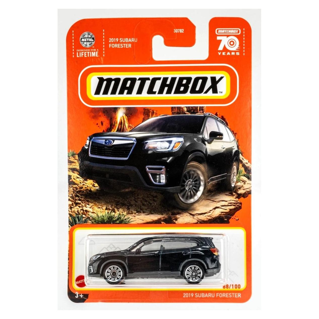 Auto de colección Matchbox Forester 2019 Negro 1:64