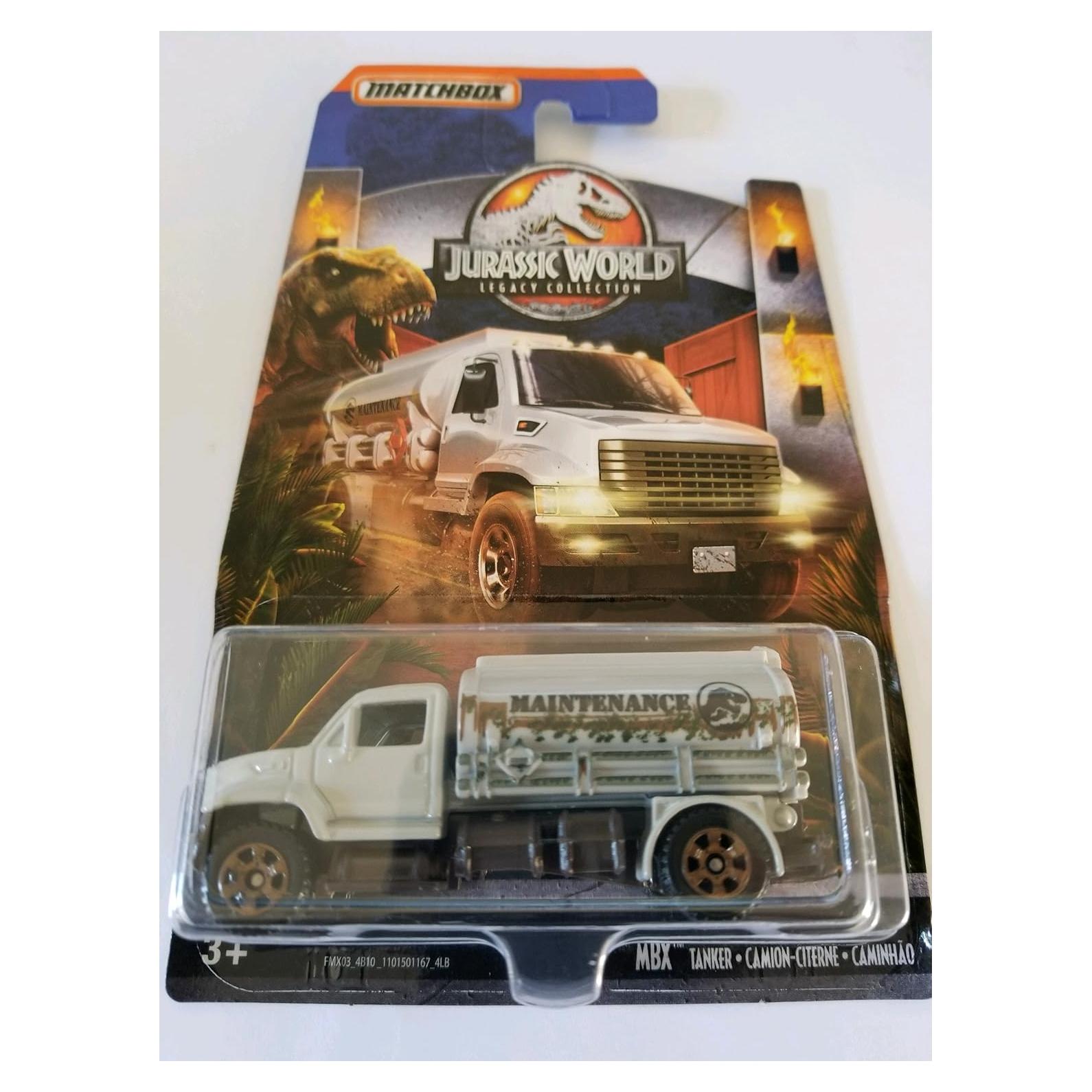 Vehículo Diecast Tanque Jurassic World Matchbox Edición Limitada