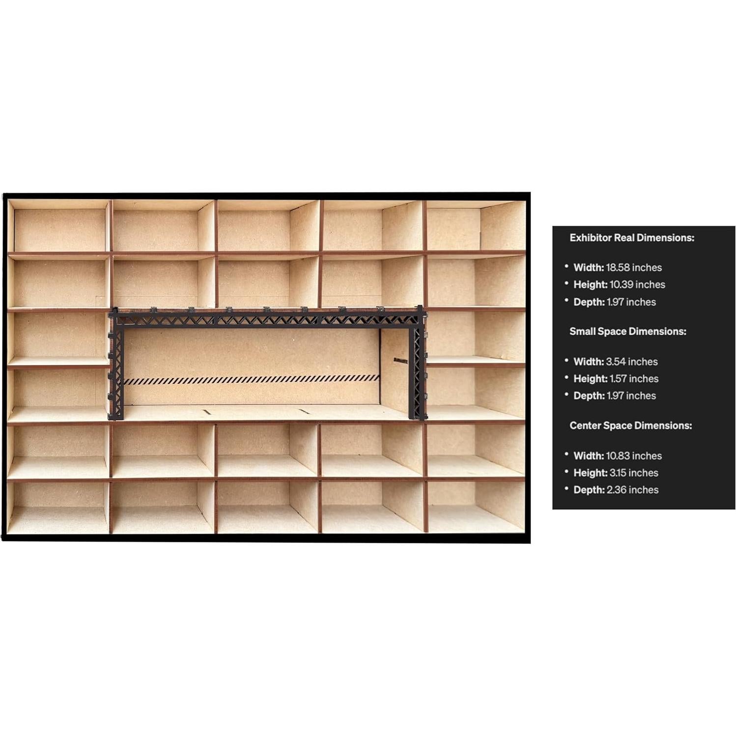 Estante Organizador de Exhibición Alejandro Cortes 24 Autos 1:64