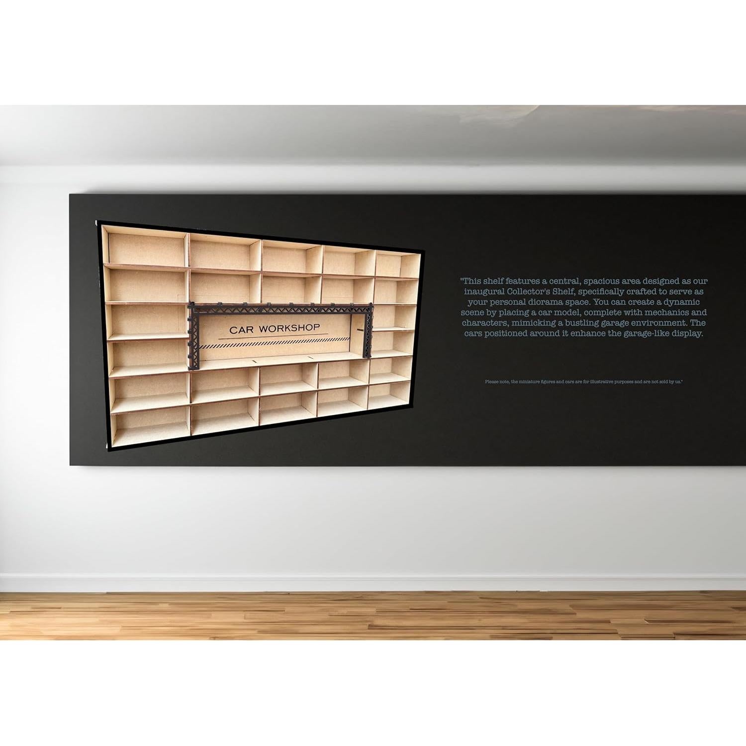 Estante Organizador de Exhibición Alejandro Cortes 24 Autos 1:64