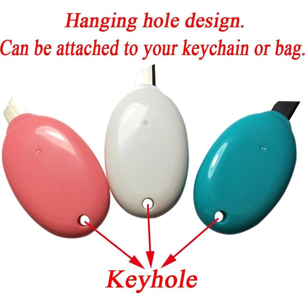 Cortadores de Caja Mini RJWKAZ Retráctiles 3PC Colores