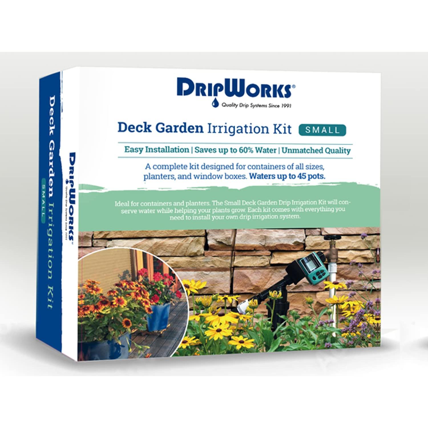 Kit de Riego por Goteo DripWorks para 45 Plantas - 30.48 m