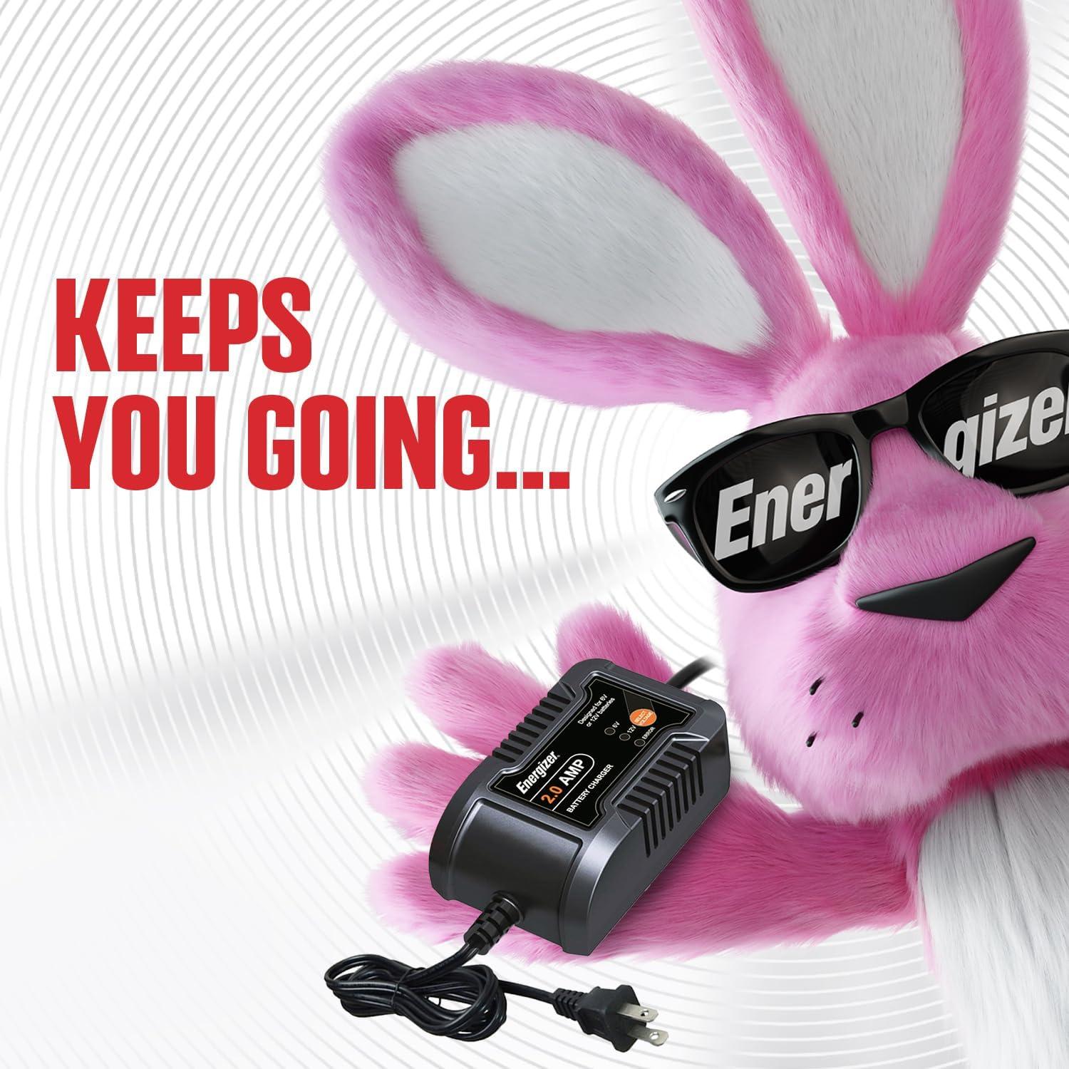 Cargador Mantenedor de Batería Energizer 2A 6V/12V Inteligente