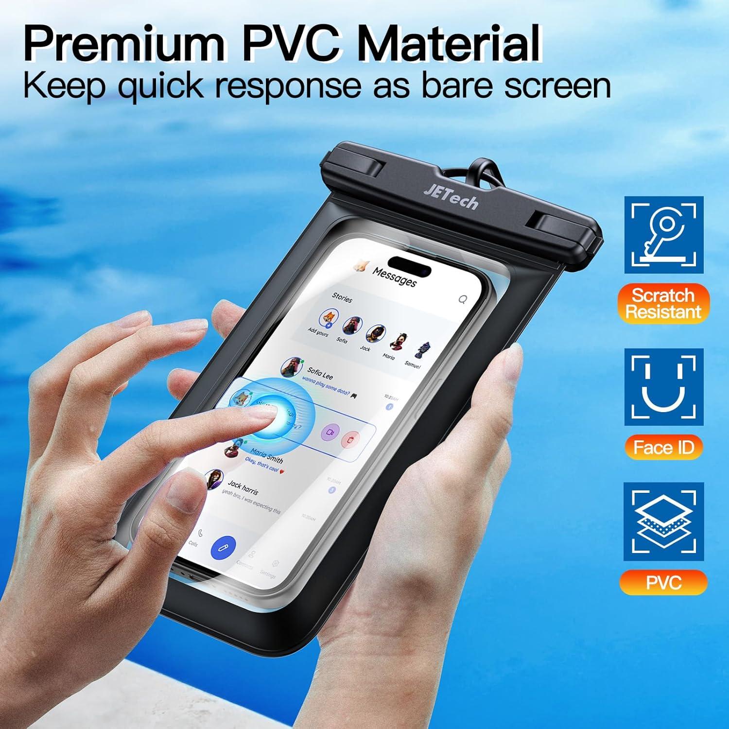 Funda Impermeable JETech para Teléfono hasta 18.29 cm