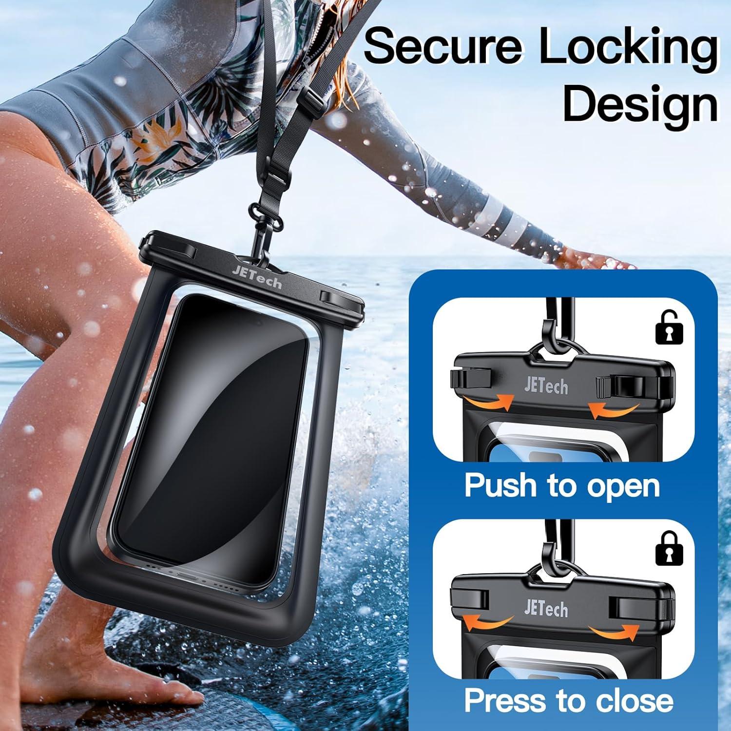 Funda Impermeable JETech para Teléfono hasta 18.29 cm