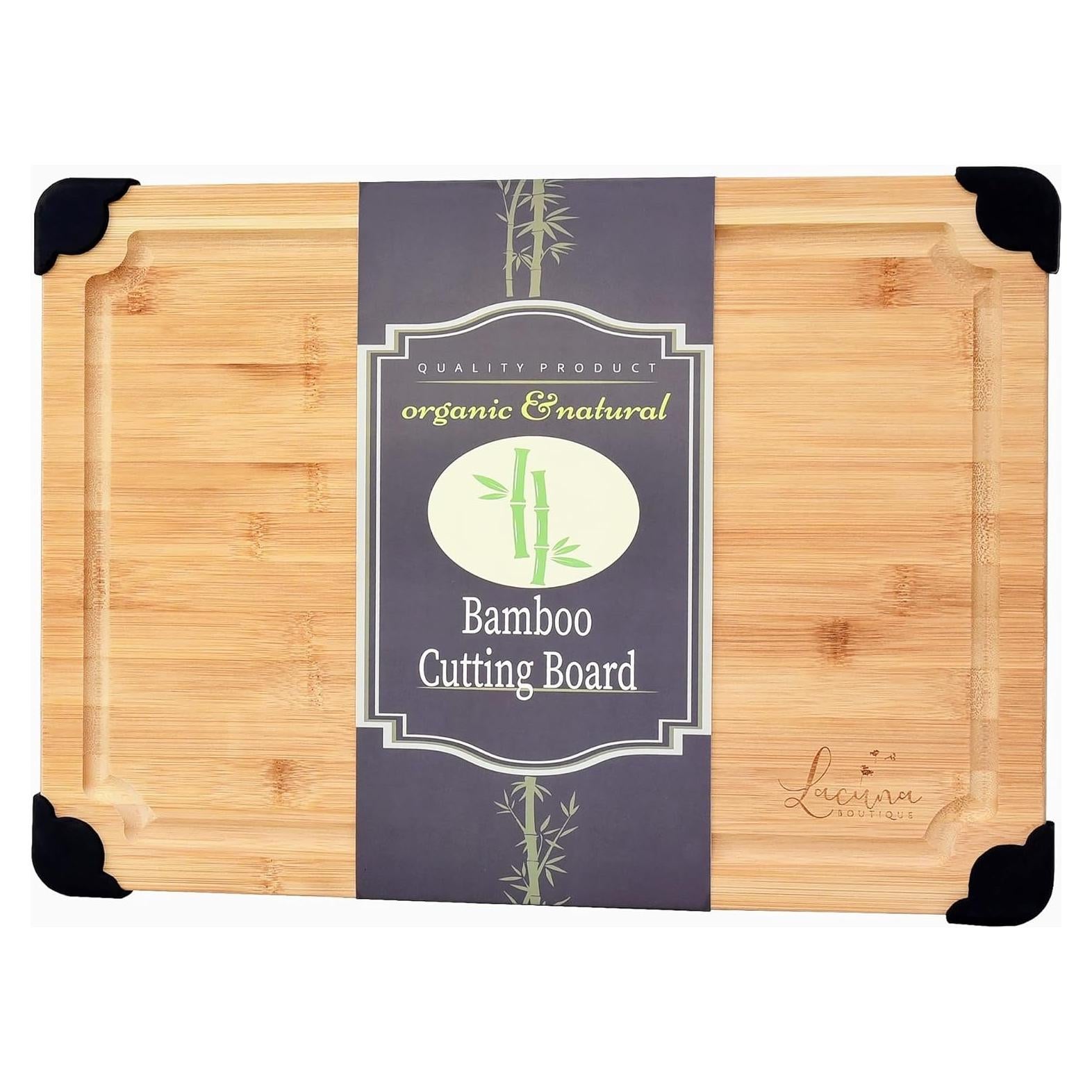 Tabla de Cortar de Bambú Antideslizante Lacuna Boutique 43x30cm