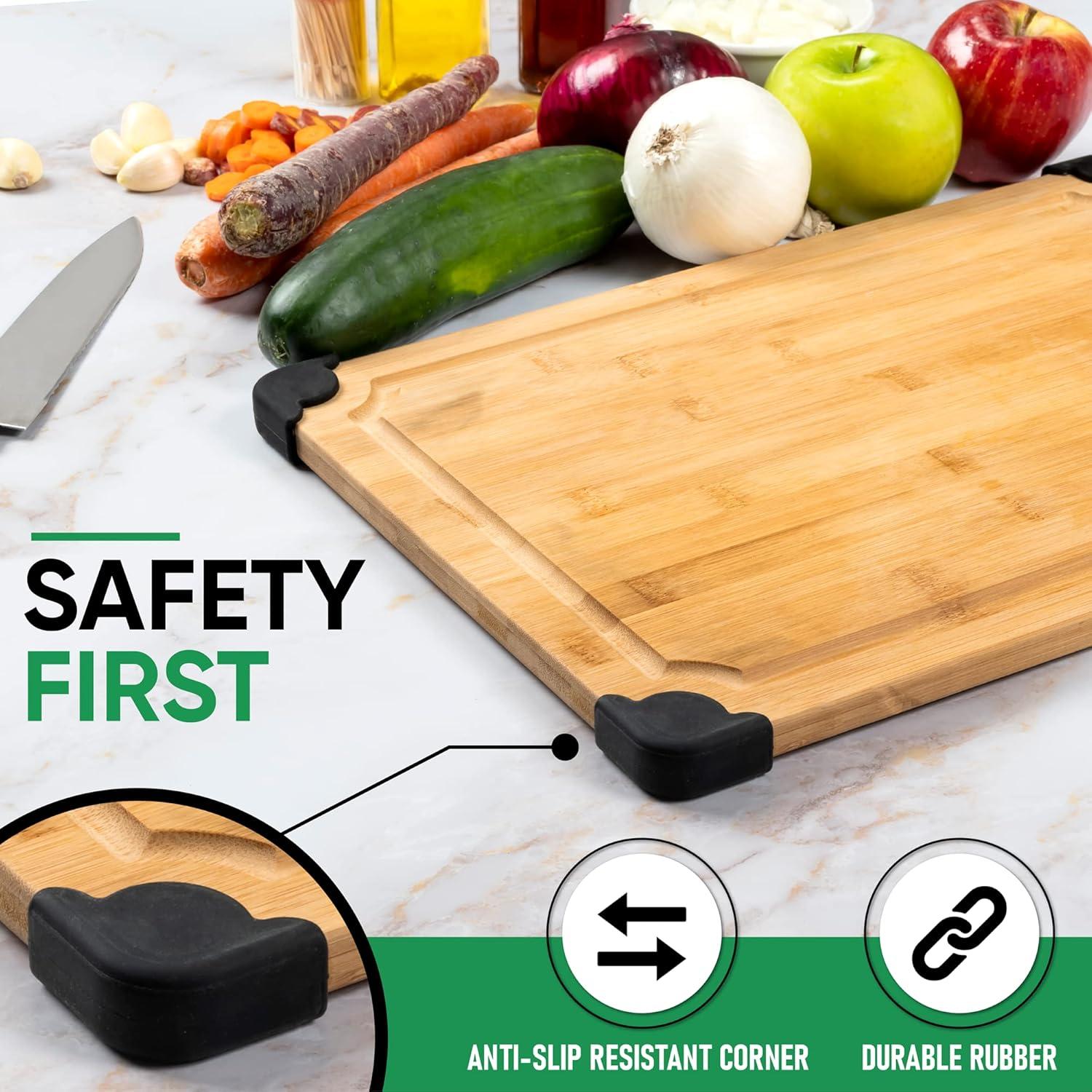 Tabla de Cortar de Bambú Antideslizante Lacuna Boutique 43x30cm