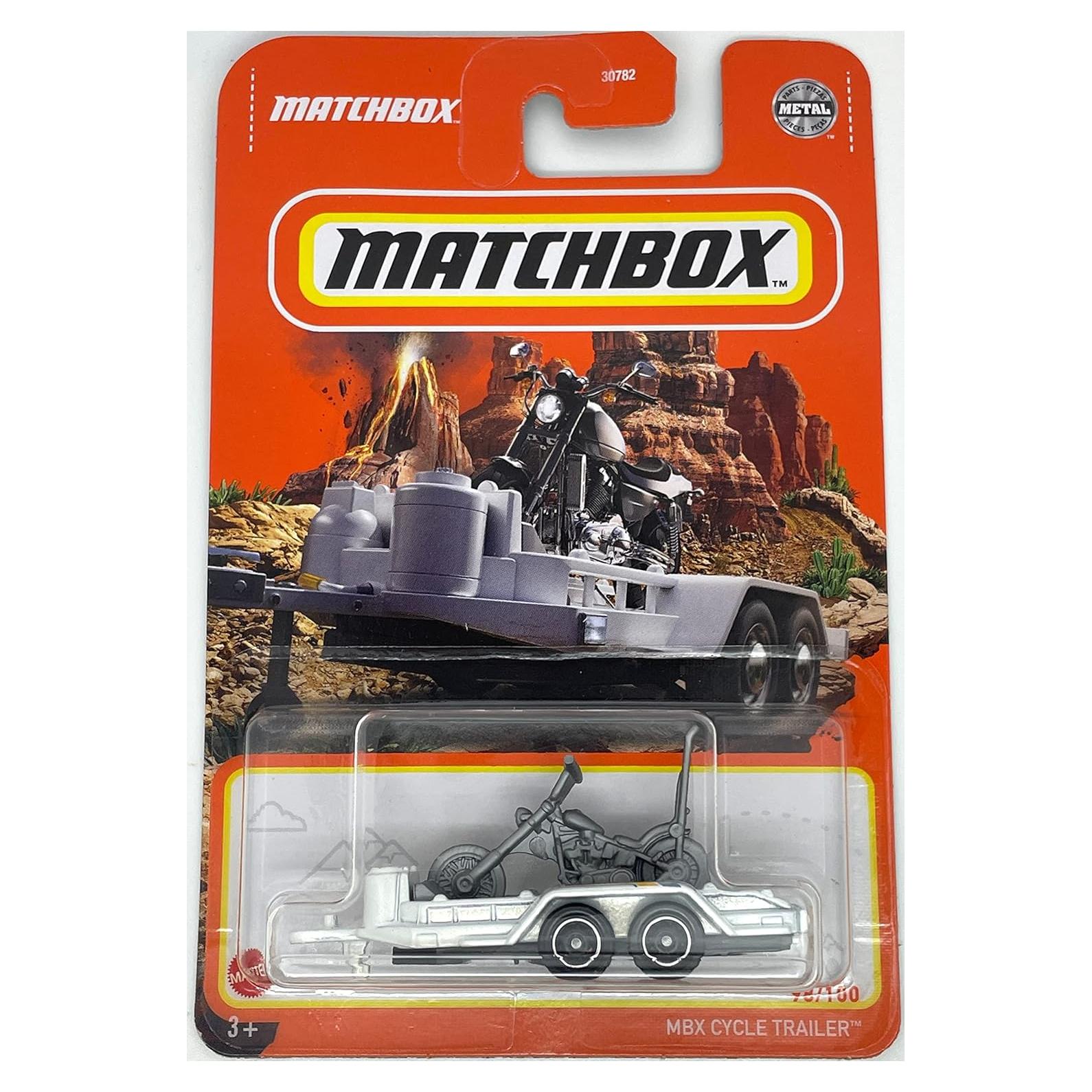 Matchbox 2022 - Remolque de Ciclo Chopper Blanco 98/100