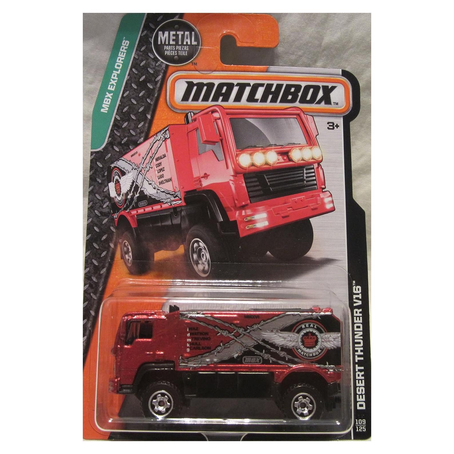 Auto de Juguete Matchbox MBX Explorers Thunder V16 1:64