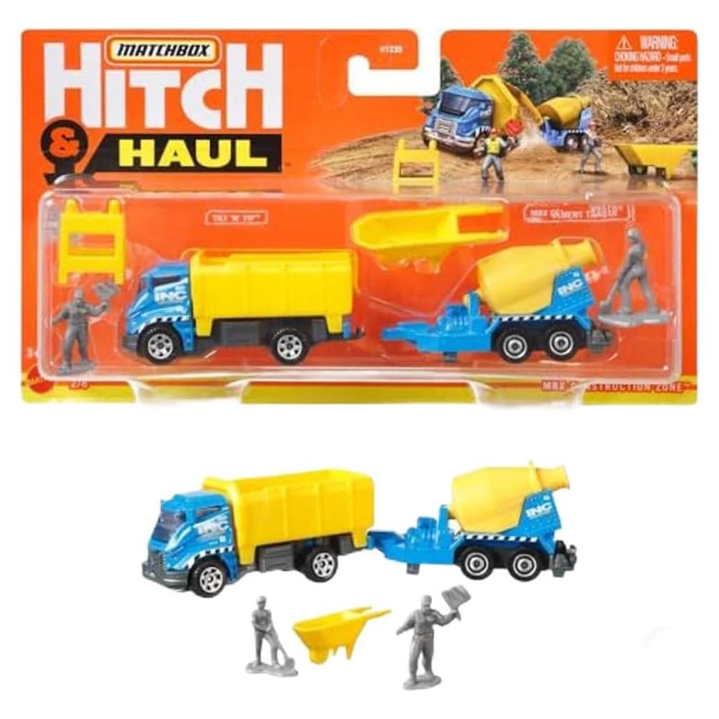 Matchbox Hitch 'N Haul Excavación de Dinosaurios - Mattel