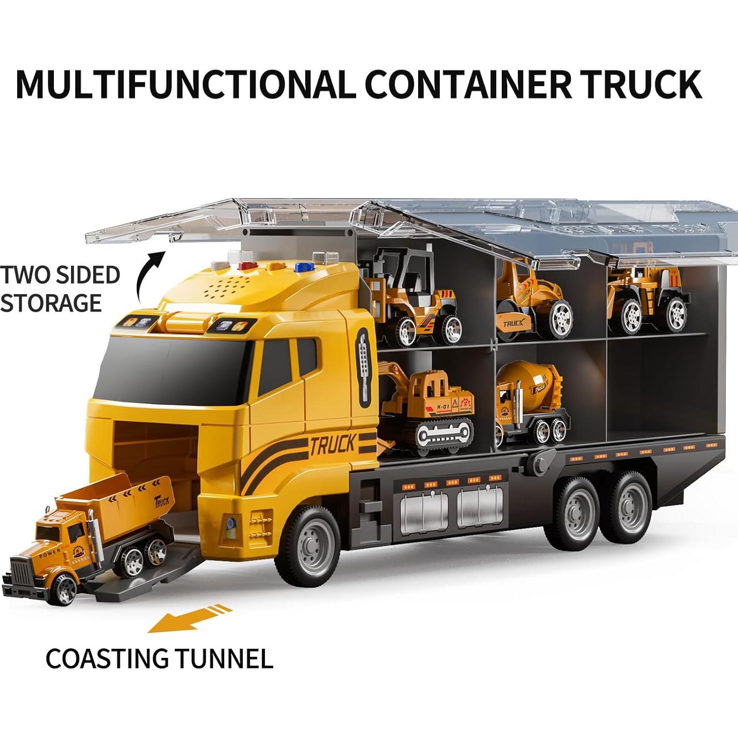 Juego de Camiones de Construcción TEMI con Alfombrilla 1.02kg