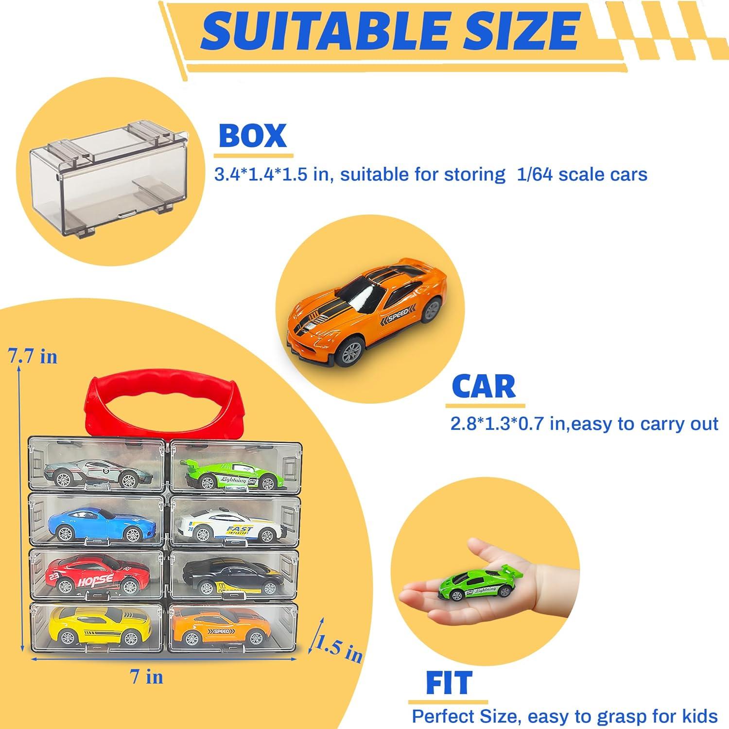 Set de Coches de Juguete KIDAMI 1:64 - 8 Vehículos Retroceso